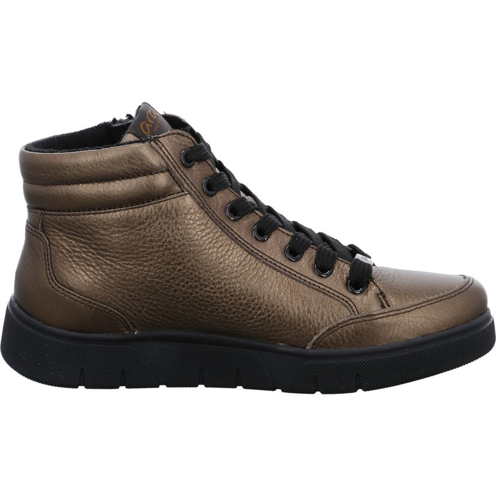 Baskets ARA High top Rom-Sport moro Marron Femme | SUW-62194435