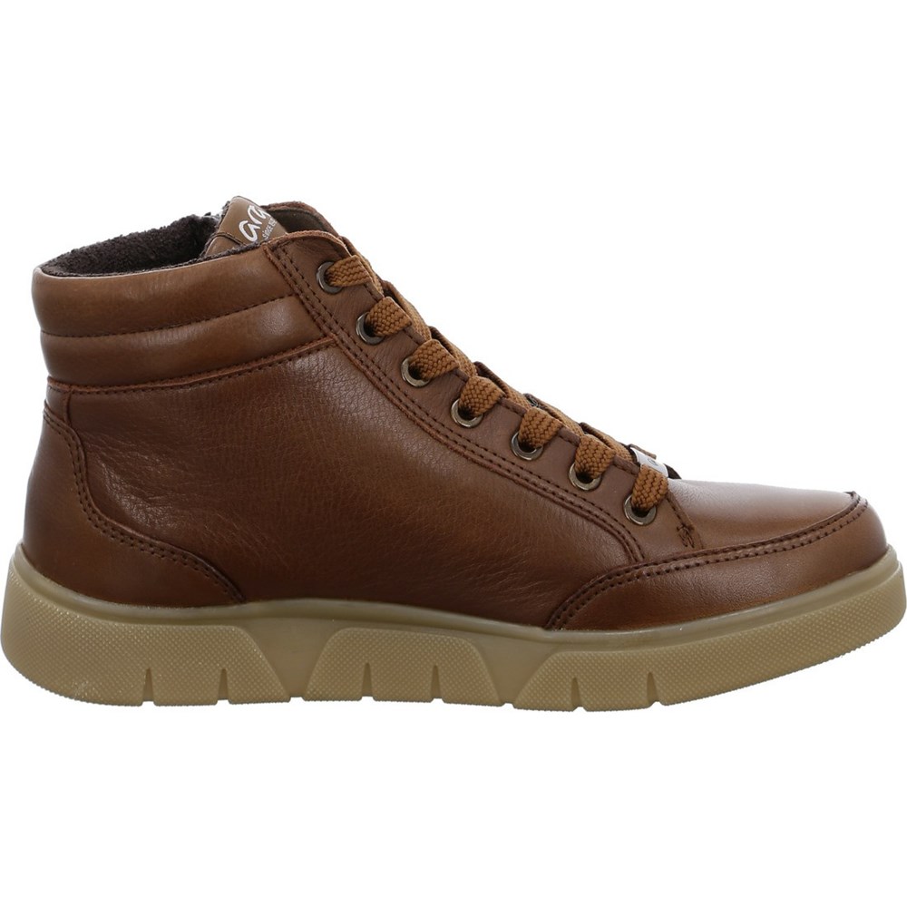 Baskets ARA High top Rom-Sport nuts Marron Femme | HPI-93413209