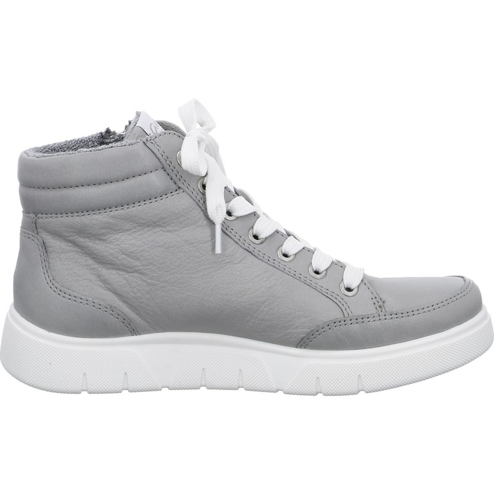 Baskets ARA High top Rom-Sport Grise Femme | ECH-62144370