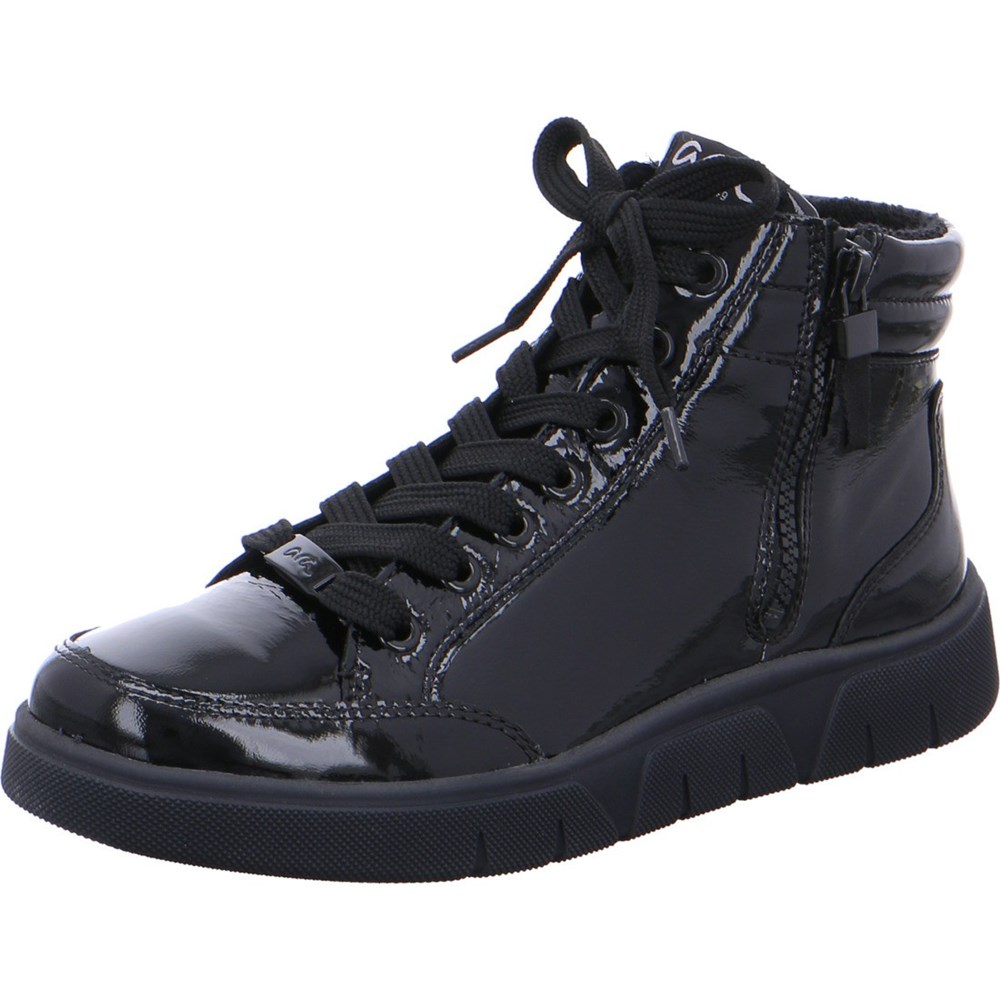 Baskets ARA High top Rom-Sport Noir Femme | AWC-35072901