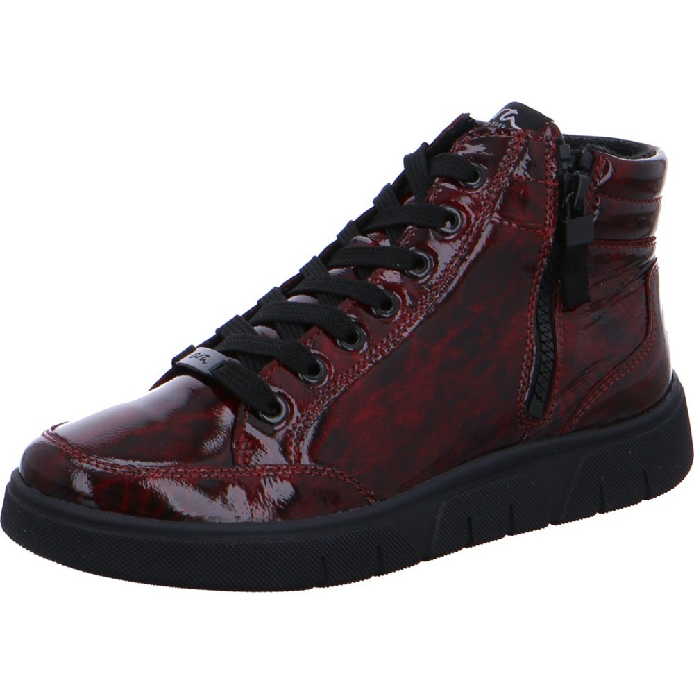 Baskets ARA High top Rom-Sport chianti Rouge Femme | YNX-53059755