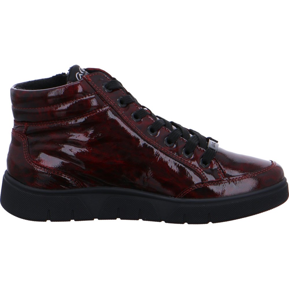 Baskets ARA High top Rom-Sport chianti Rouge Femme | YNX-53059755