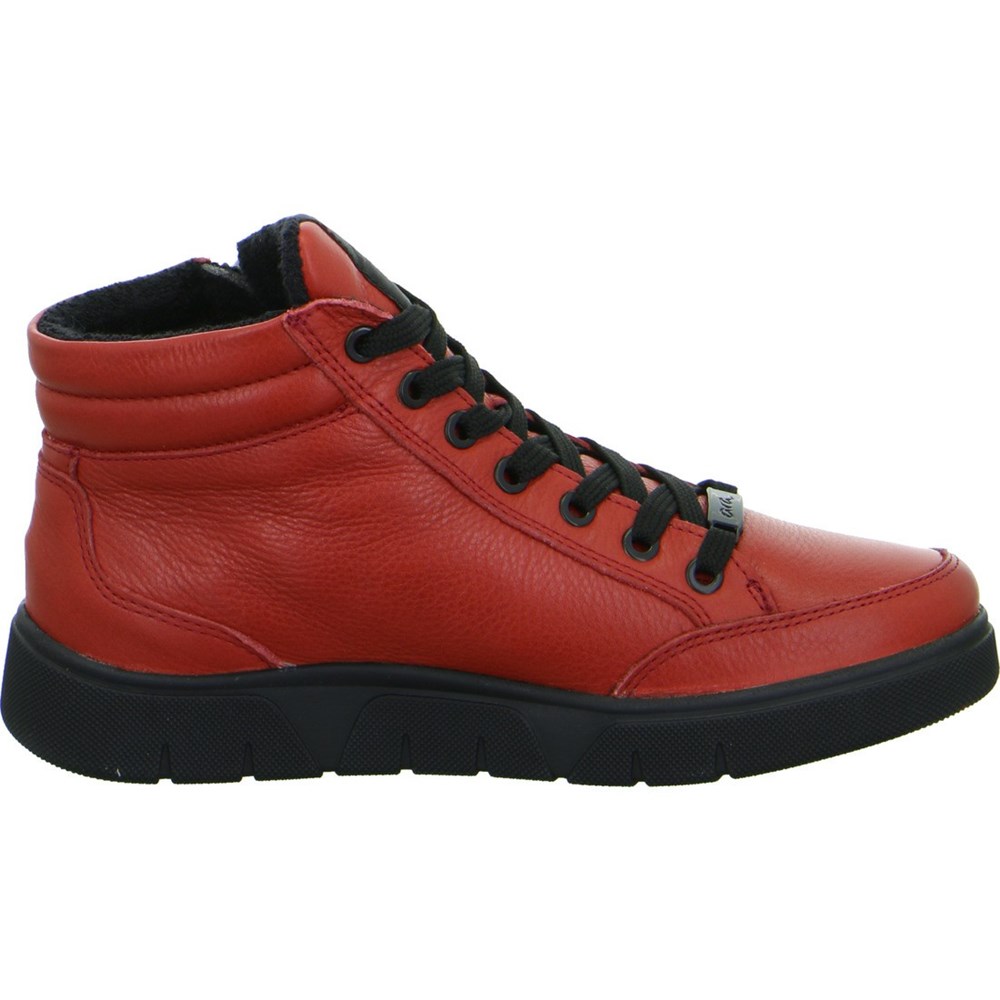 Baskets ARA High top Rom rubin Rouge Femme | JQW-04576040