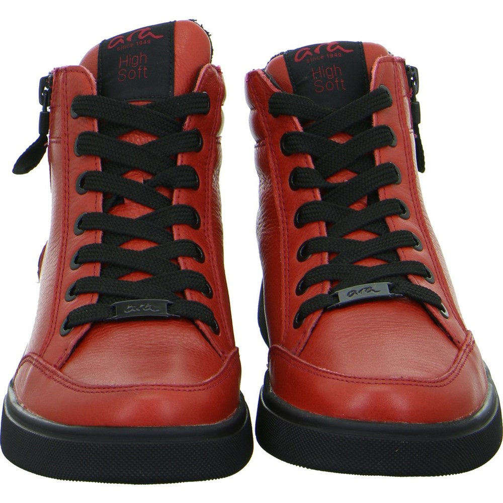 Baskets ARA High top Rom rubin Rouge Femme | JQW-04576040