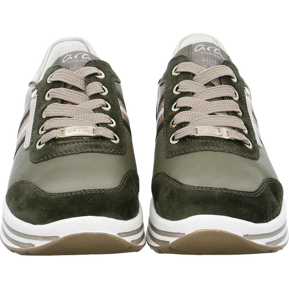 Baskets ARA Sapporo forest Vert Femme | TCZ-72760662