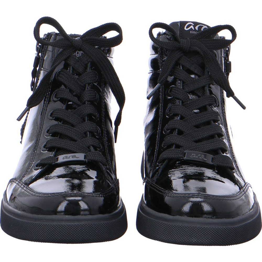 Baskets ARA High top Rom-Sport Noir Femme | AWC-35072901