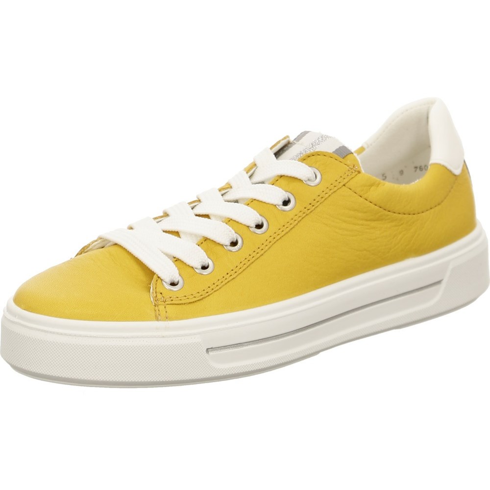 Baskets ARA Courtyard sole Jaune Femme | CFT-34121450