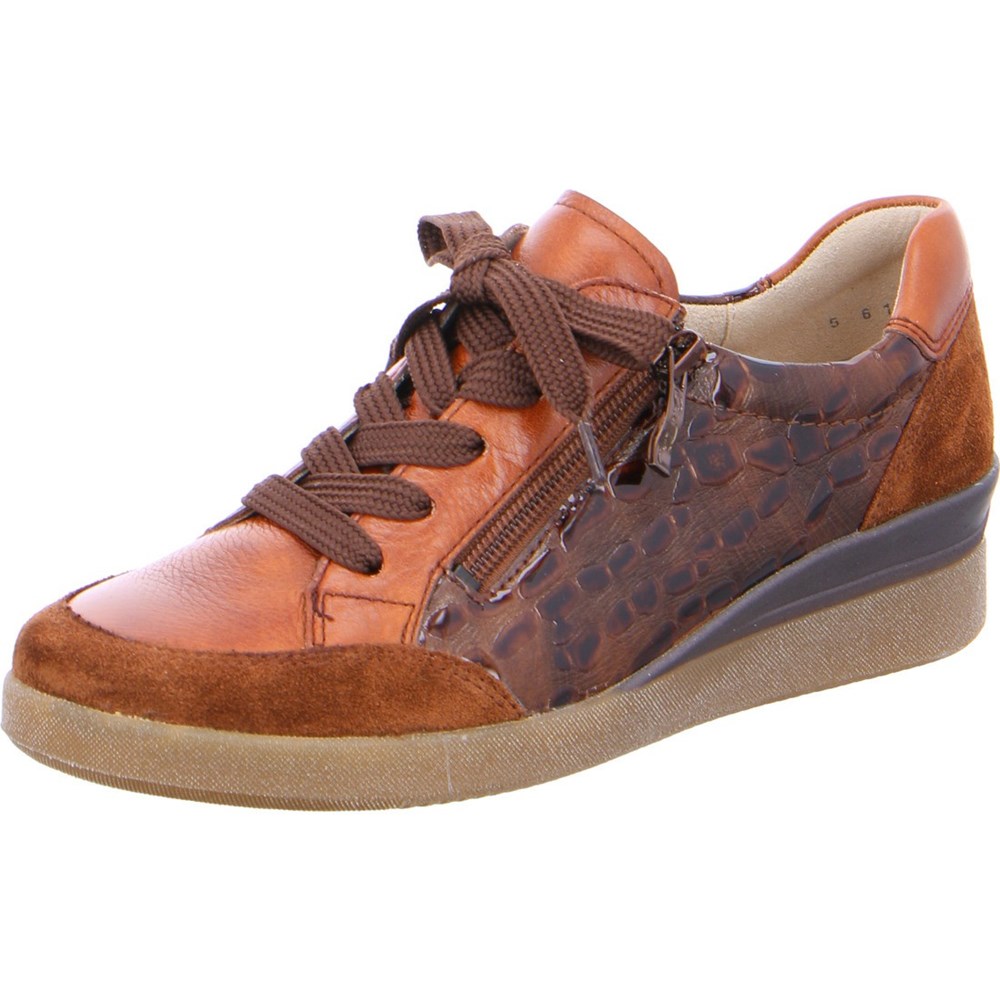 Baskets ARA Lazio Marron Femme | DZU-15167500