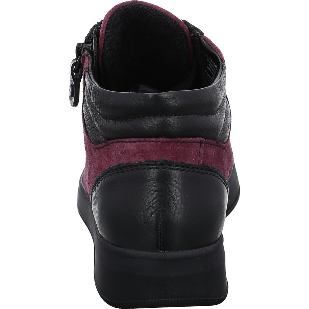 Baskets ARA High top Rom berry Rouge Femme | OIP-13337782