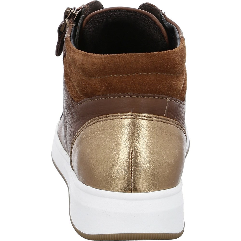 Baskets ARA High top Rom nuts whisky Marron Femme | IBO-49523488