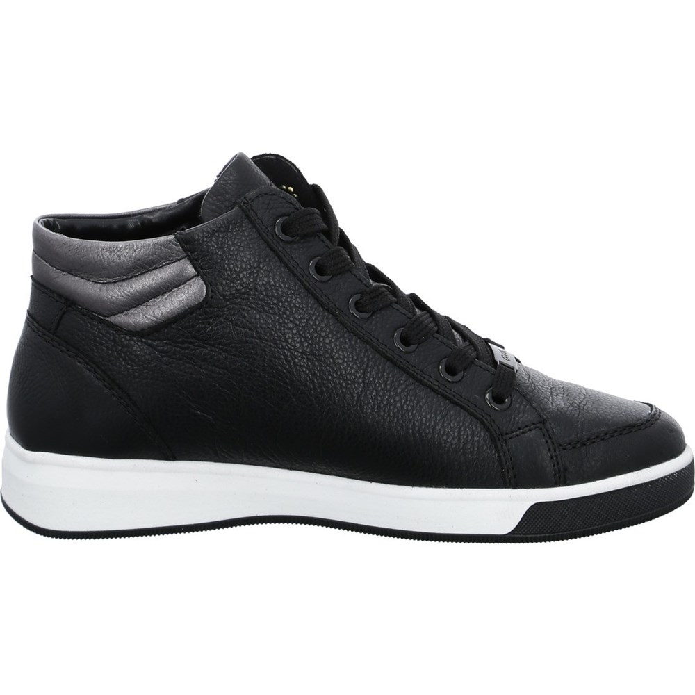 Baskets ARA High top Rom Noir Femme | FHO-68357821