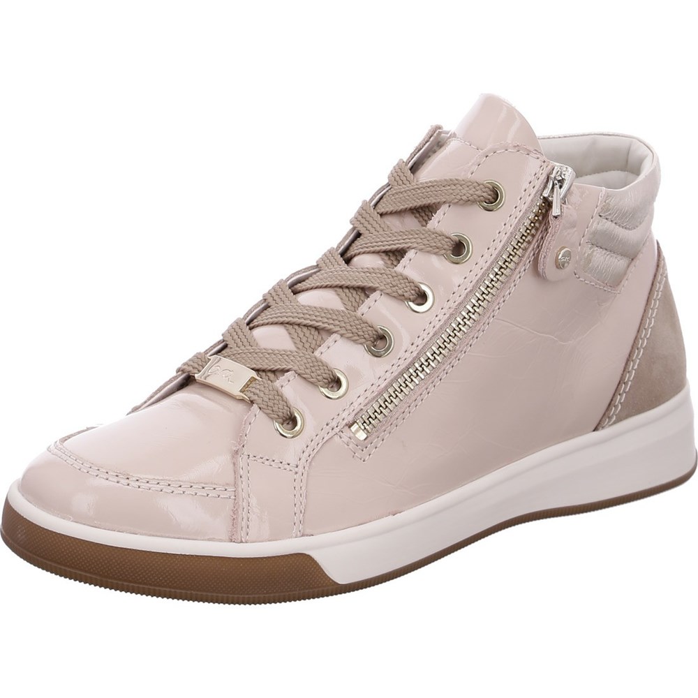 Baskets ARA High top Rom nude Beige Femme | KLL-70400602