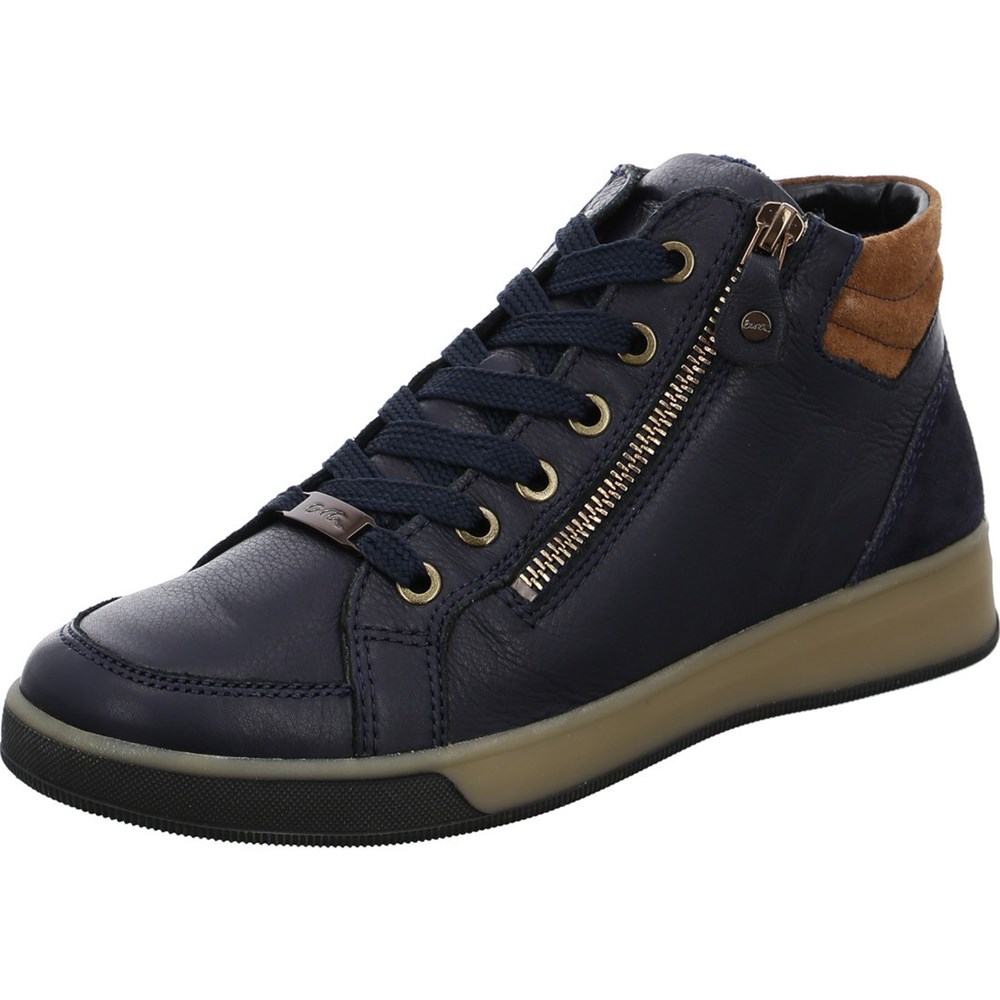 Baskets ARA High top Rom nuts Bleu Femme | KLT-16330718