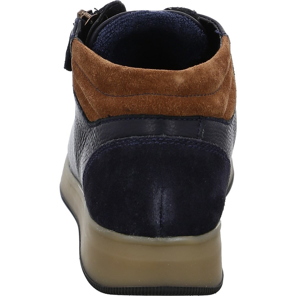 Baskets ARA High top Rom nuts Bleu Femme | KLT-16330718