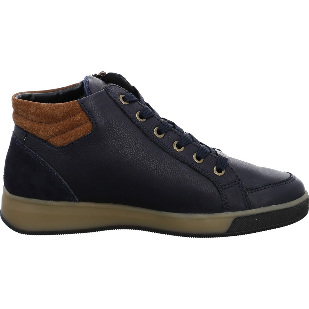 Baskets ARA High top Rom nuts Bleu Femme | KLT-16330718