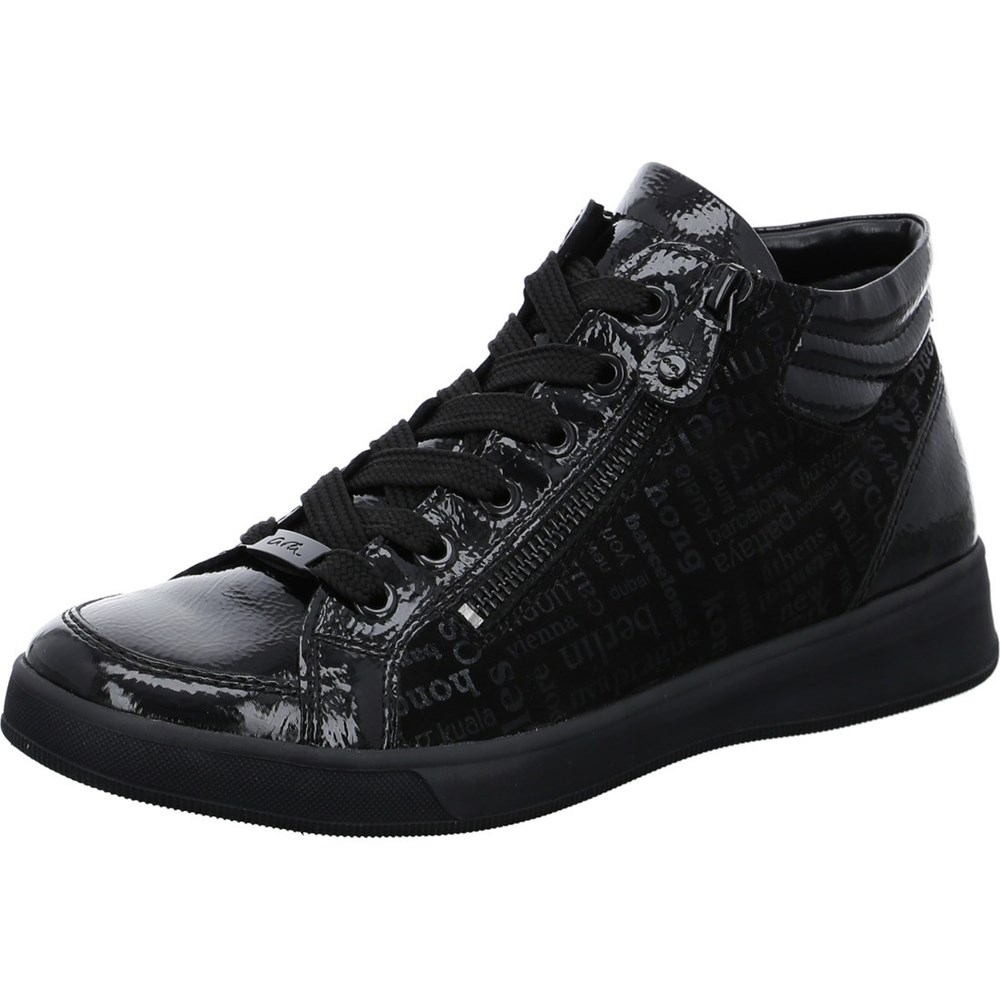 Baskets ARA High top Rom Noir Femme | IBS-91029257