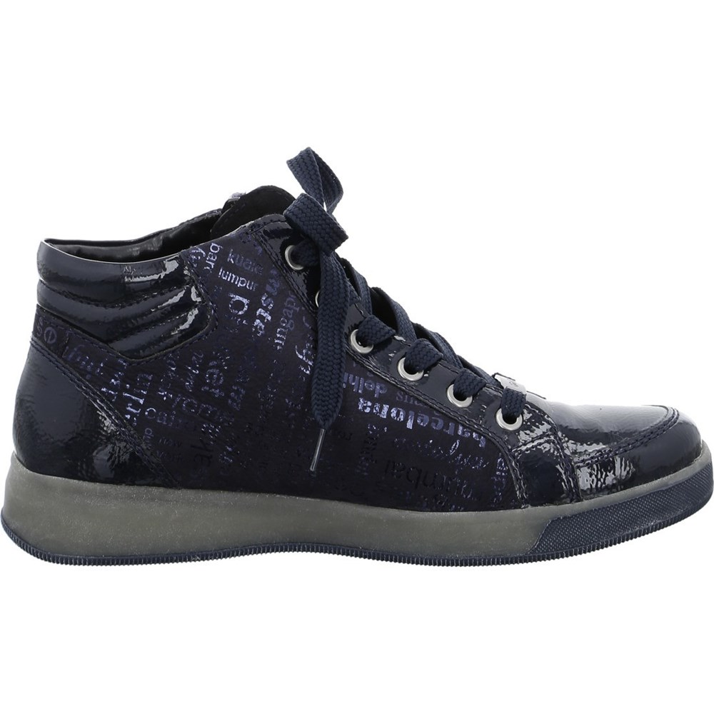 Baskets ARA High top Rom Bleu Femme | IYR-18496207