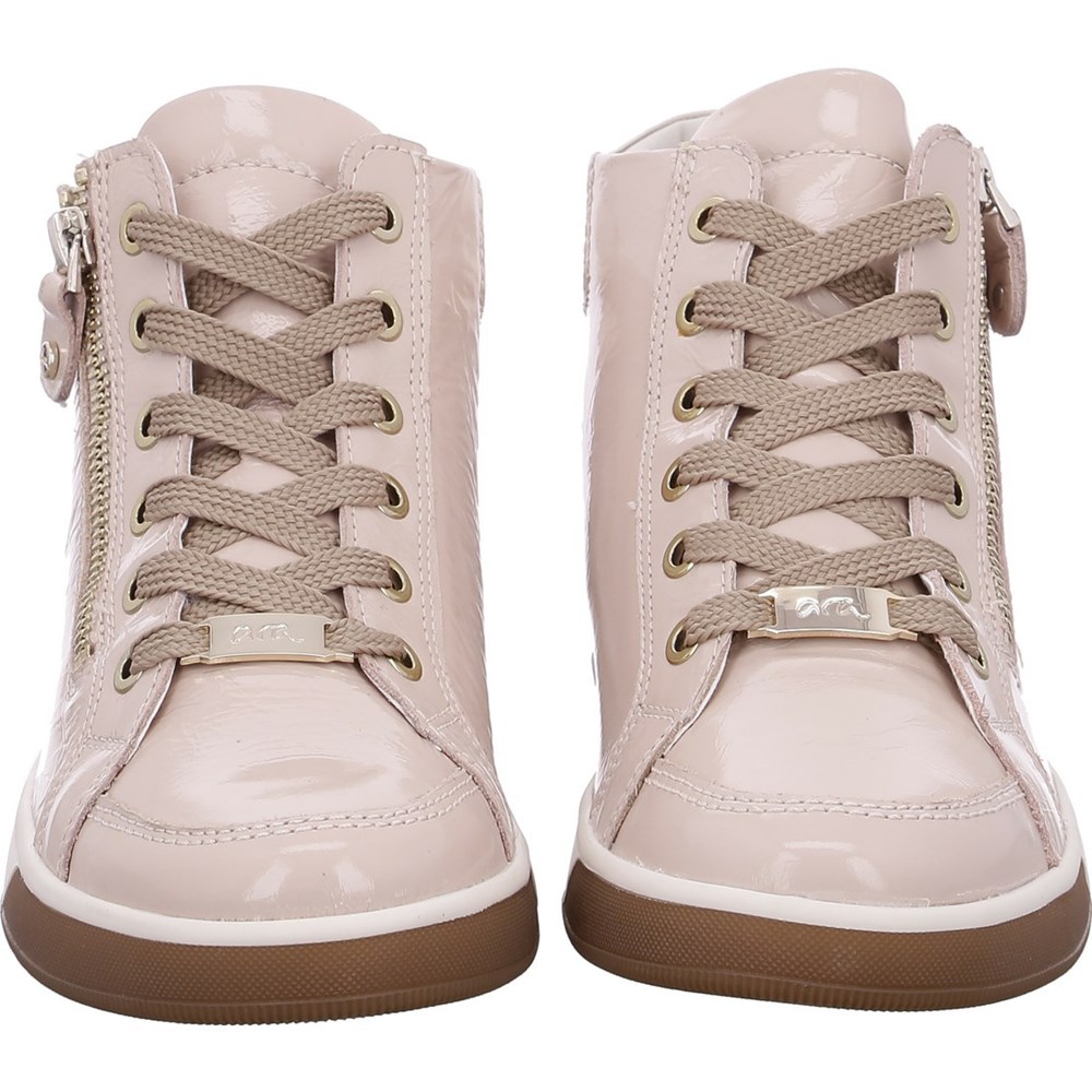 Baskets ARA High top Rom nude Beige Femme | KLL-70400602