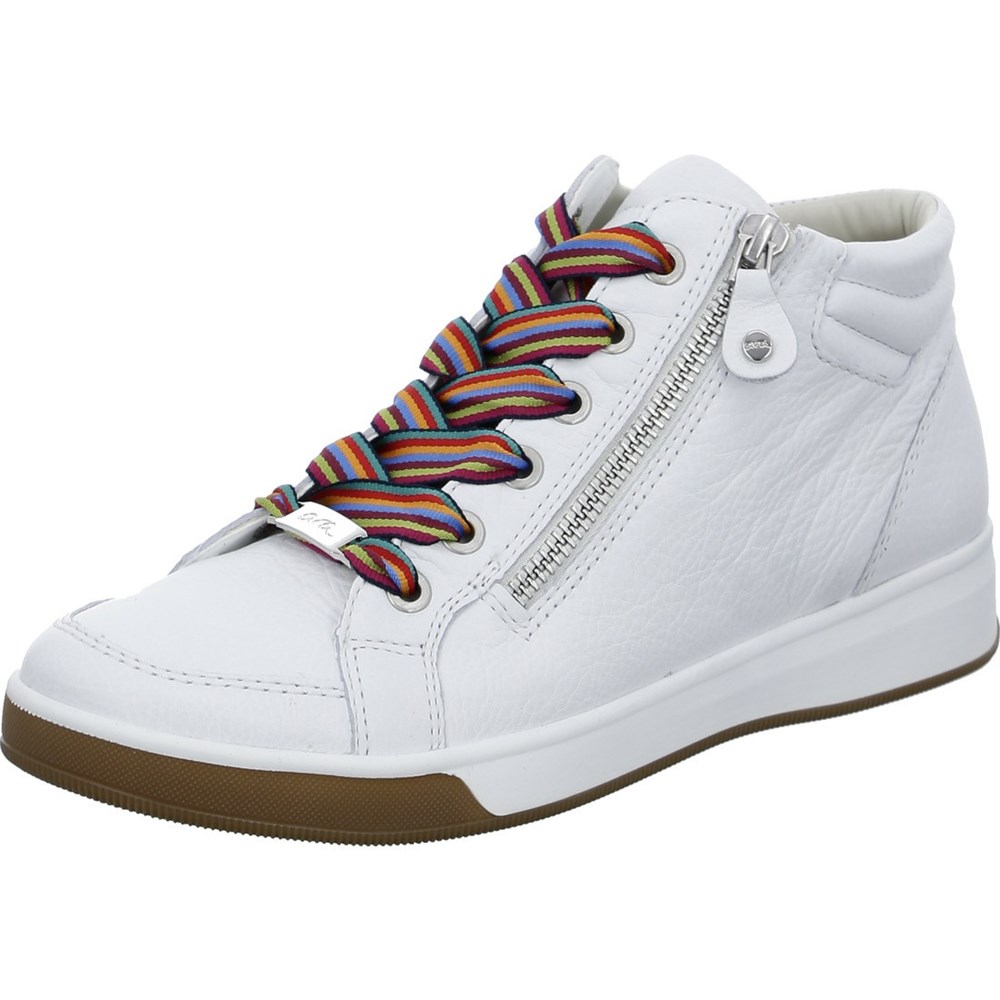 Baskets ARA High top Rom Blanche Femme | RRY-31076486