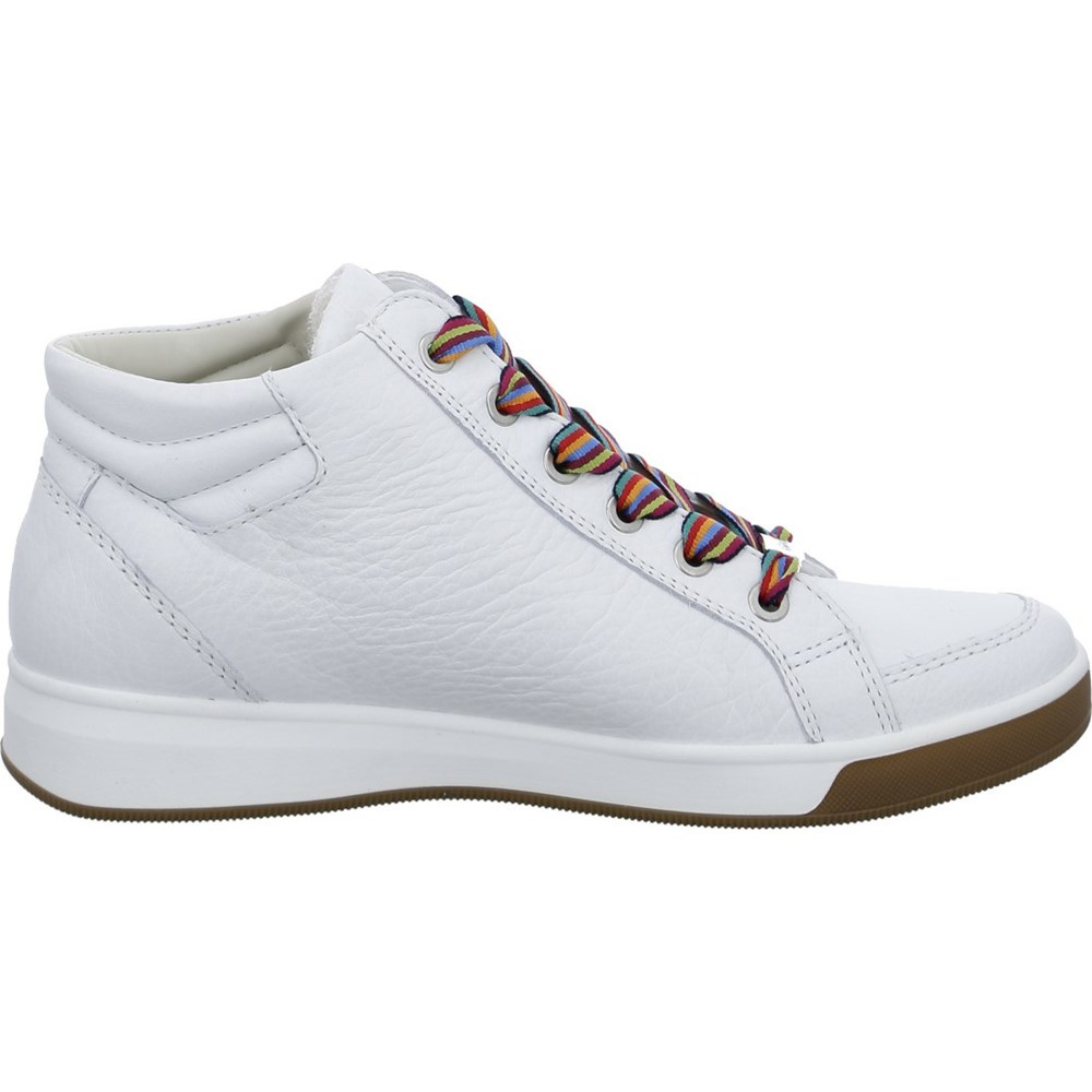 Baskets ARA High top Rom Blanche Femme | RRY-31076486