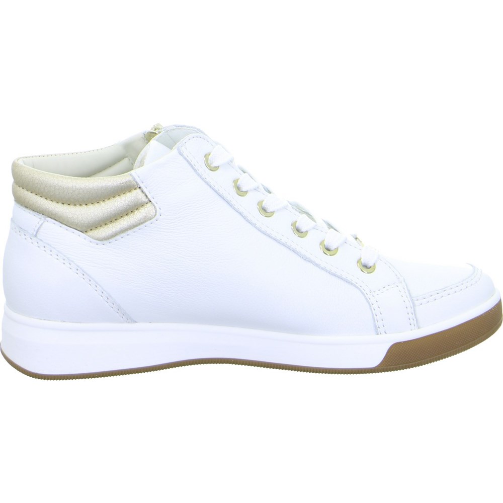 Baskets ARA High top Rom Blanche Femme | QLB-23596743