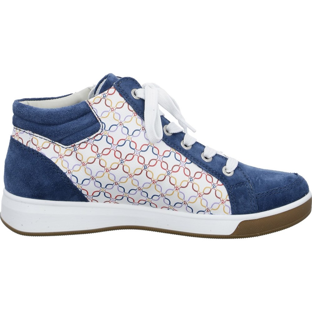 Baskets ARA High top Rom capri multi Bleu Femme | FYM-98432432