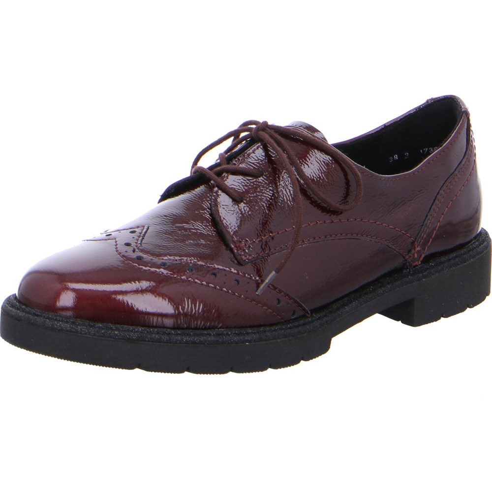 Chaussures Habillées ARA Manchester Rouge Femme | HPE-87107422