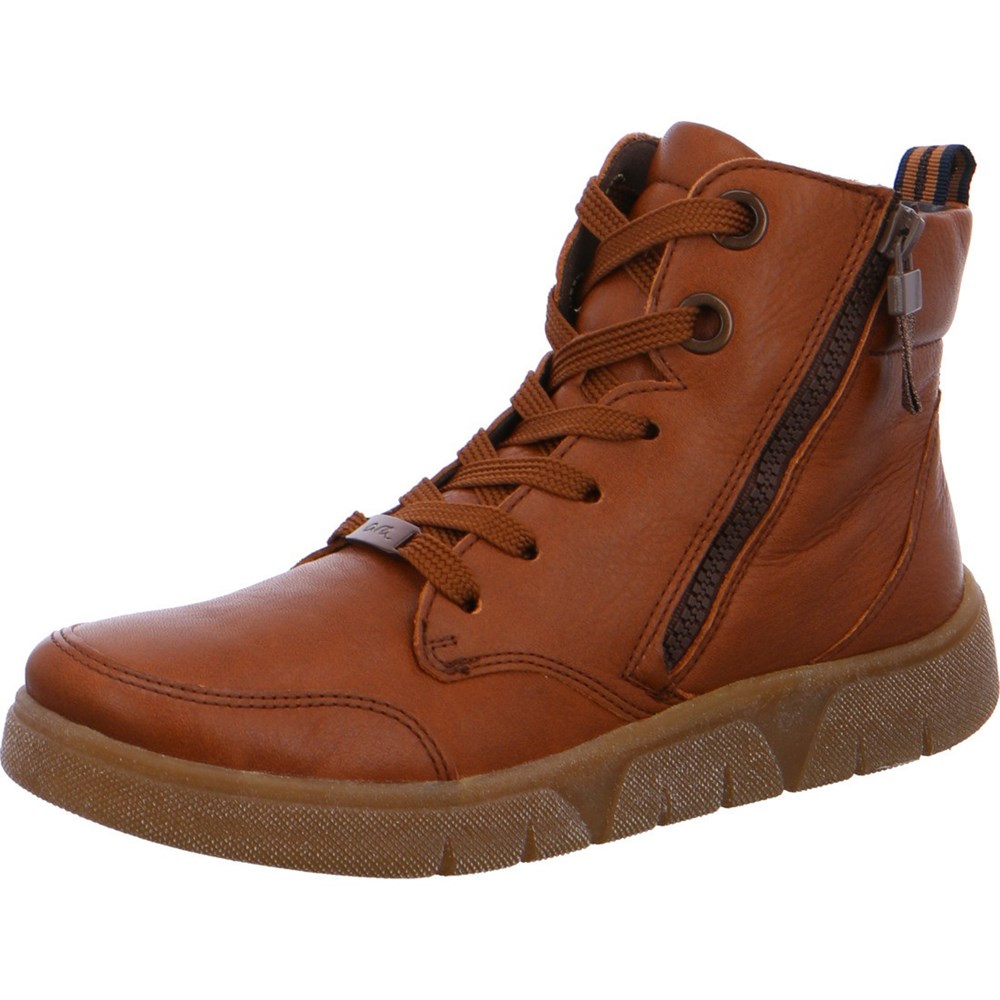 Chaussures Habillées ARA Rom-Sport cognac Marron Femme | KDM-06358328