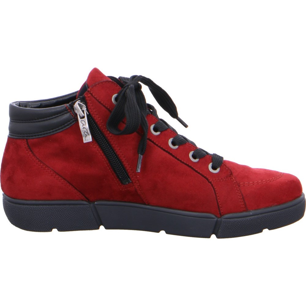 Chaussures Habillées ARA Rom Rouge Femme | RNA-39606399