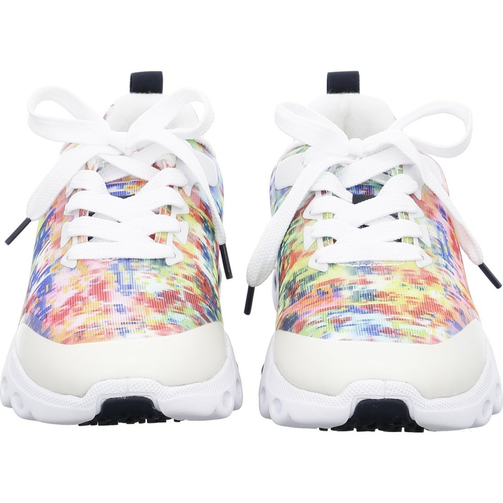 Chaussures Habillées ARA Energystep Racer rainbow Blanche Femme | FUY-04722043