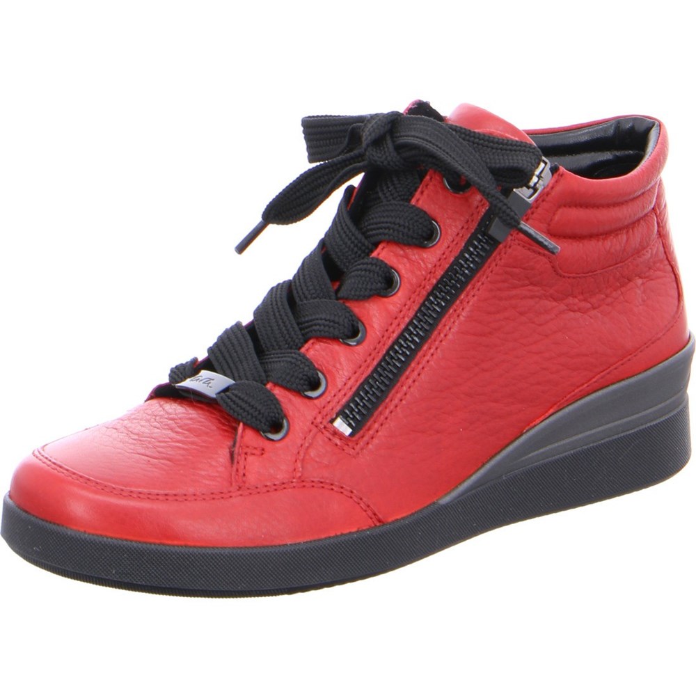 Chaussures Habillées ARA Lazio Rouge Femme | DTT-77305717