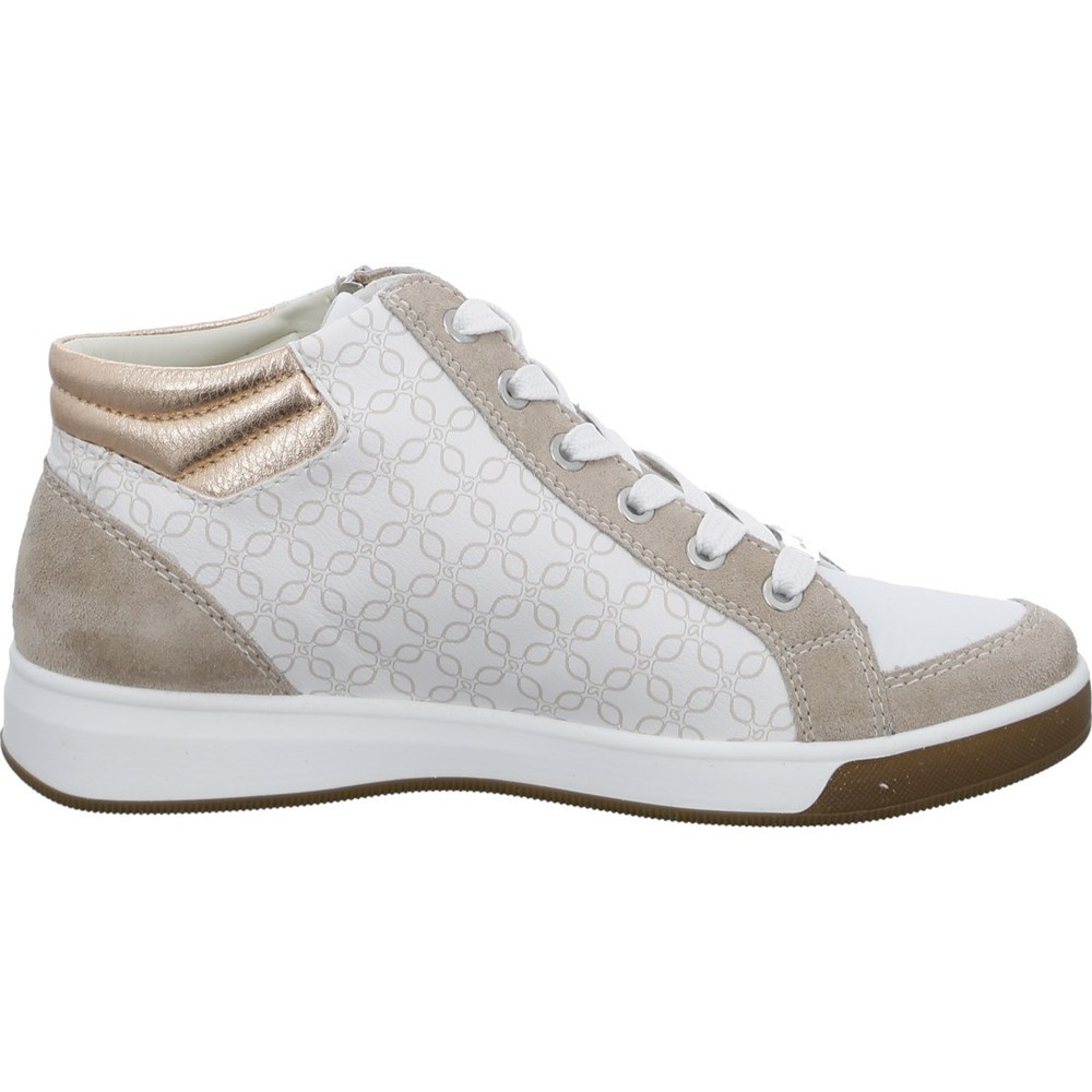 Chaussures Habillées ARA High top Rom Blanche Femme | NUG-16957987