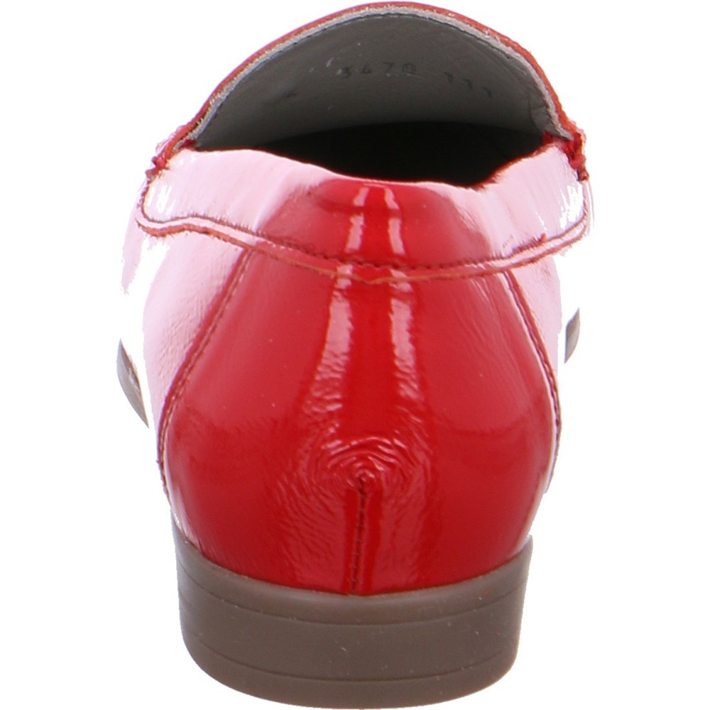 Loafers ARA moccasins Boston Rouge Femme | WWO-40837873