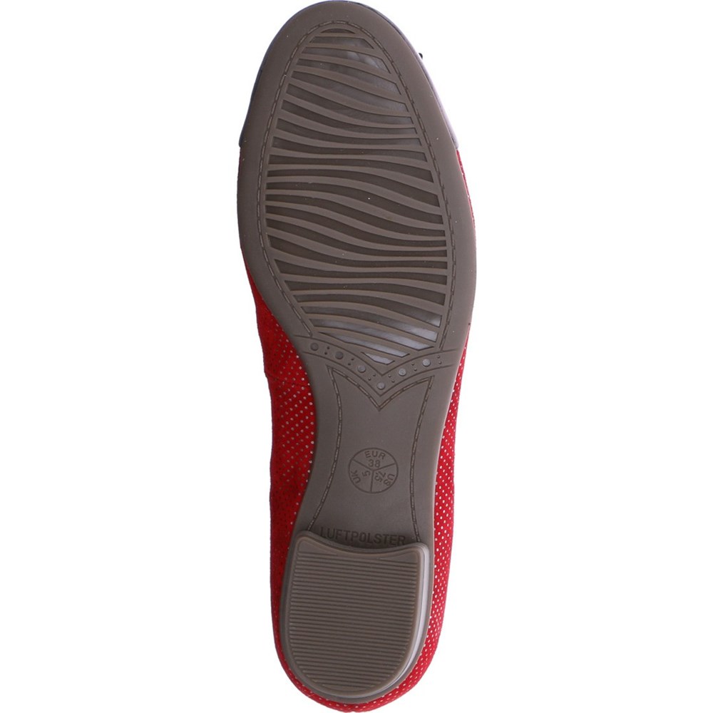 Loafers ARA Bari Rouge Femme | FEE-18066126