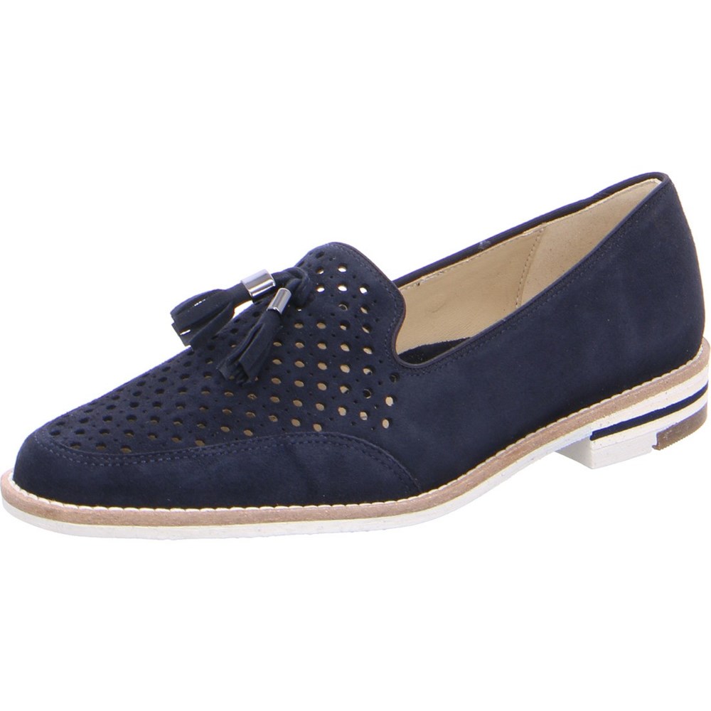 Loafers ARA Penny Kent Bleu Femme | MHF-03449779