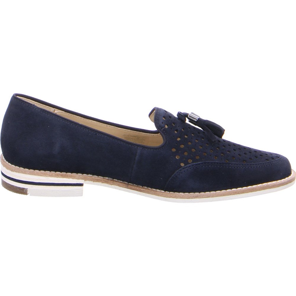 Loafers ARA Penny Kent Bleu Femme | MHF-03449779