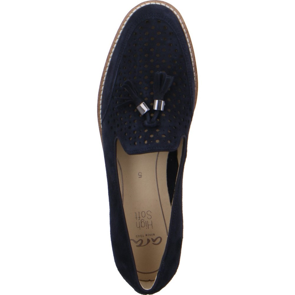 Loafers ARA Penny Kent Bleu Femme | MHF-03449779