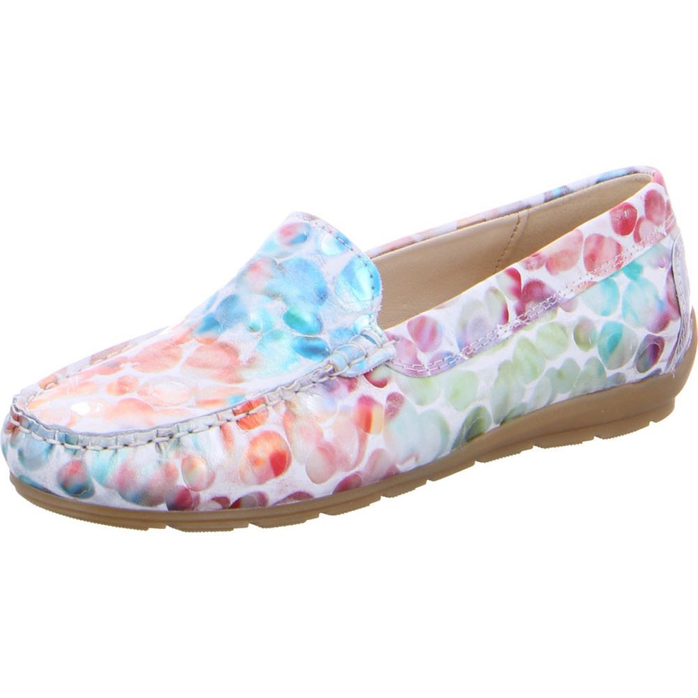 Loafers ARA Alabama multicolored Blanche Femme | QBG-52872692