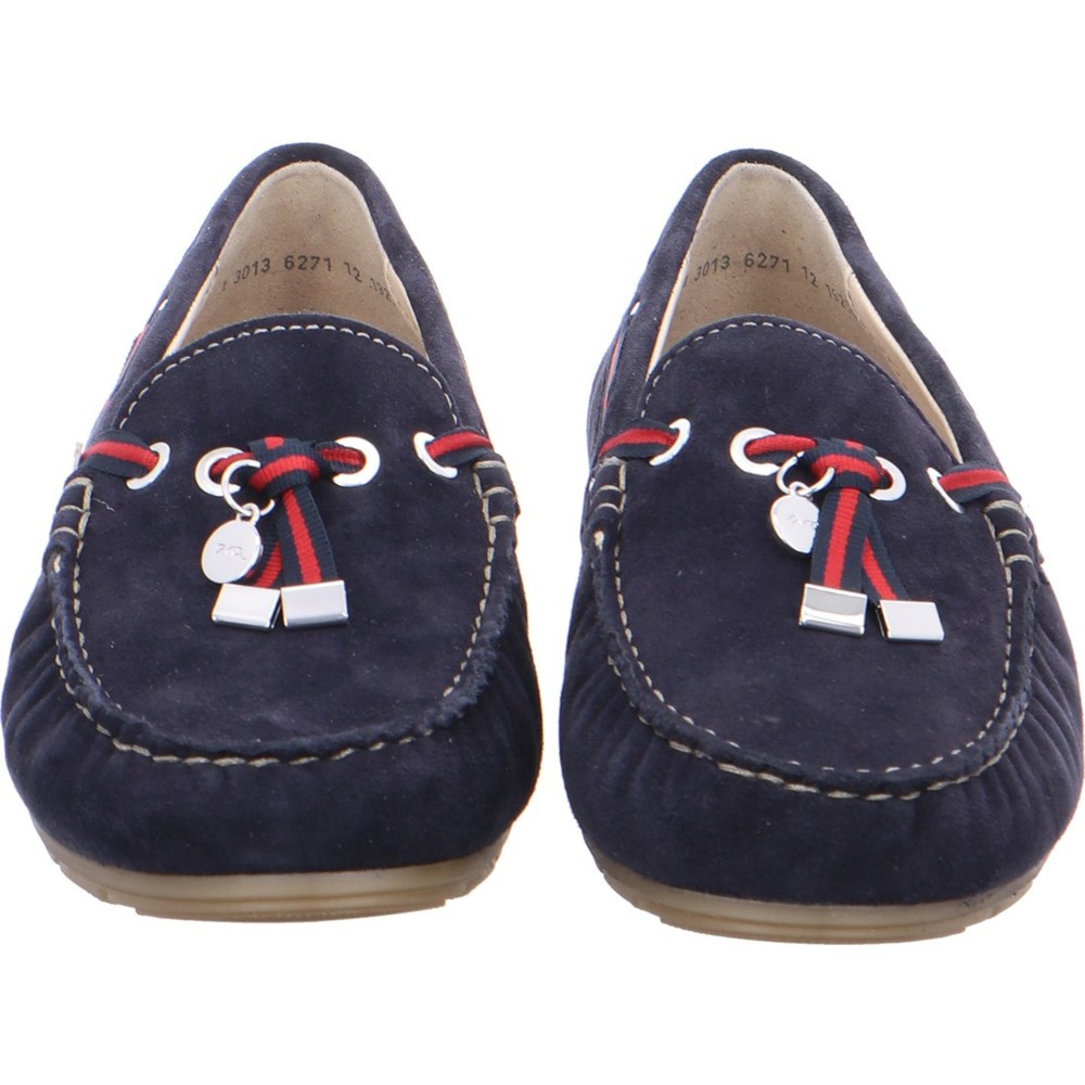 Loafers ARA Alabama Bleu Femme | VGL-74198048