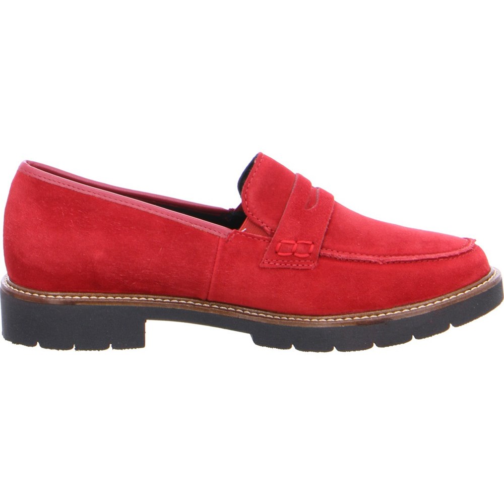 Loafers ARA Manchester Rouge Femme | UFC-39304904