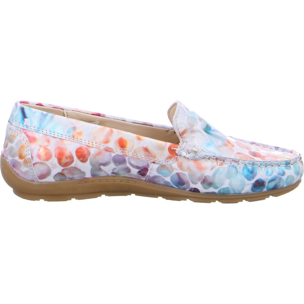 Loafers ARA Alabama multicolored Blanche Femme | QBG-52872692