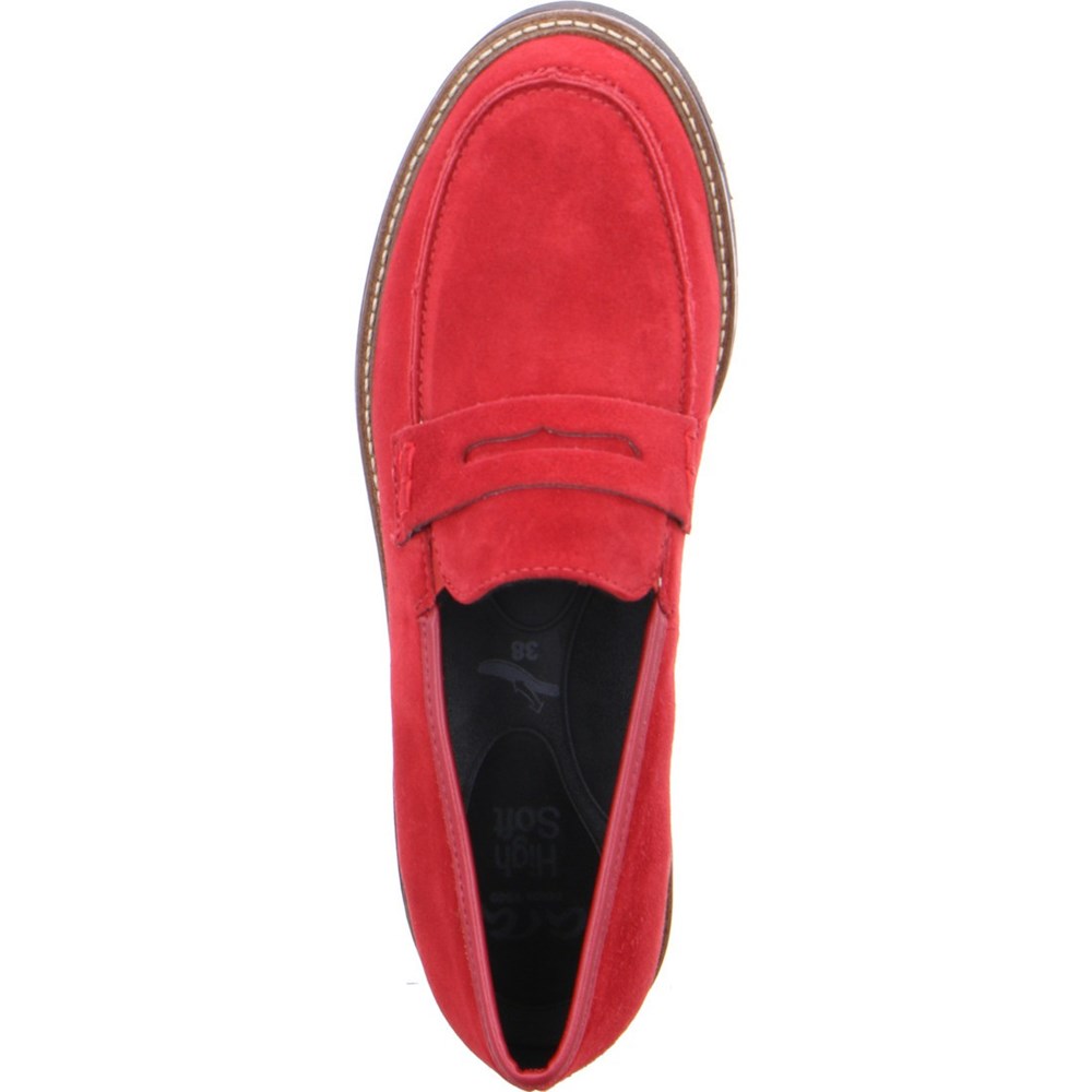 Loafers ARA Manchester Rouge Femme | UFC-39304904