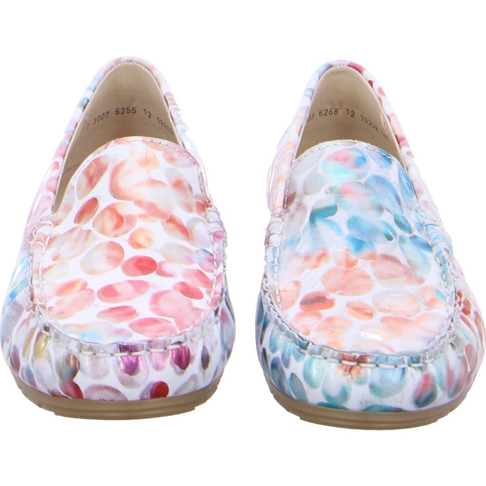 Loafers ARA Alabama multicolored Blanche Femme | QBG-52872692