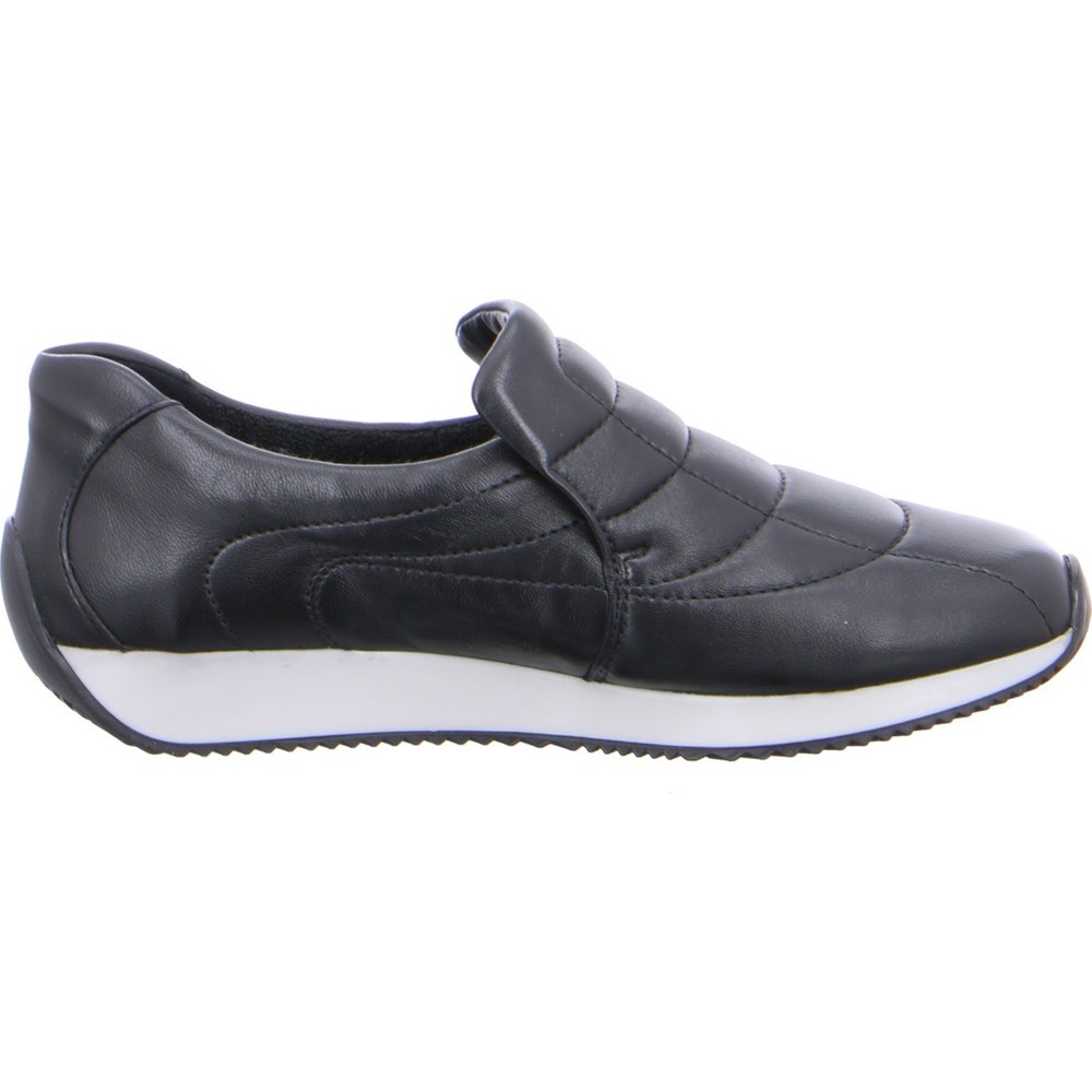 Loafers ARA slip-ons Gil 2.0 Noir Femme | VMT-23241032