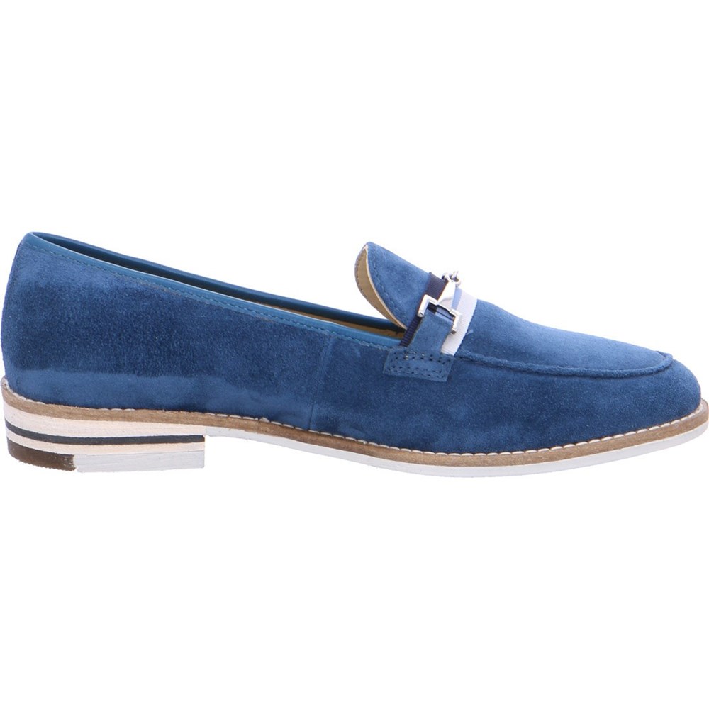 Loafers ARA Penny Kent capri Bleu Femme | ODS-41520603