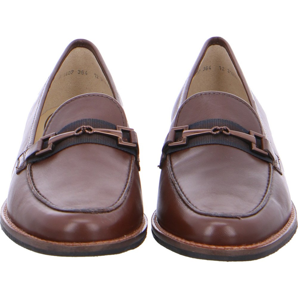 Loafers ARA slip-ons Kent Marron Femme | MQA-49272063