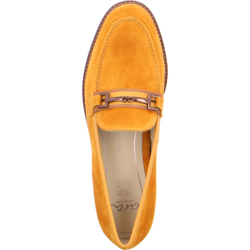 Loafers ARA slip-ons Kent Jaune Femme | BFD-77226628