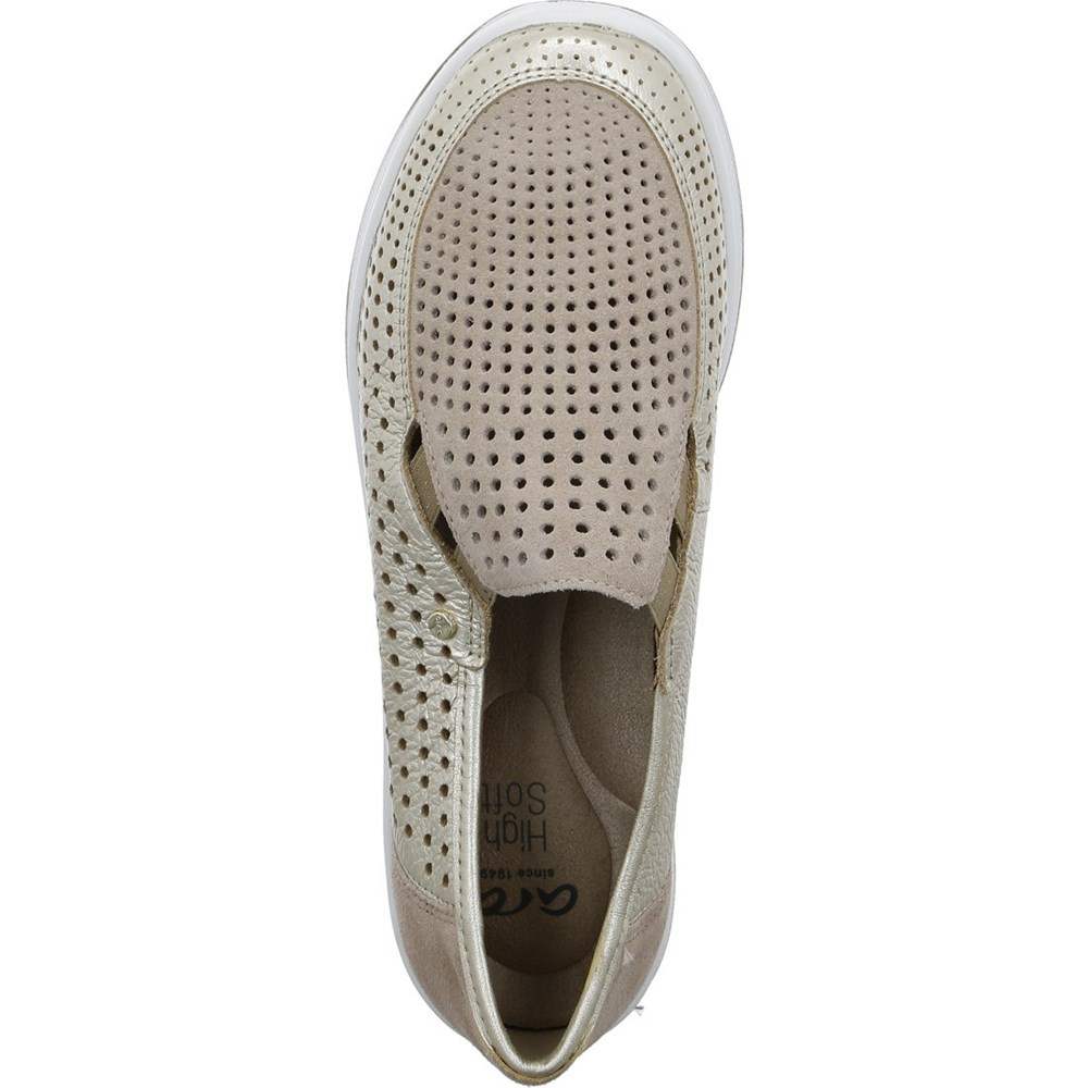 Loafers ARA Sapporo platin Beige Femme | KTQ-78677183