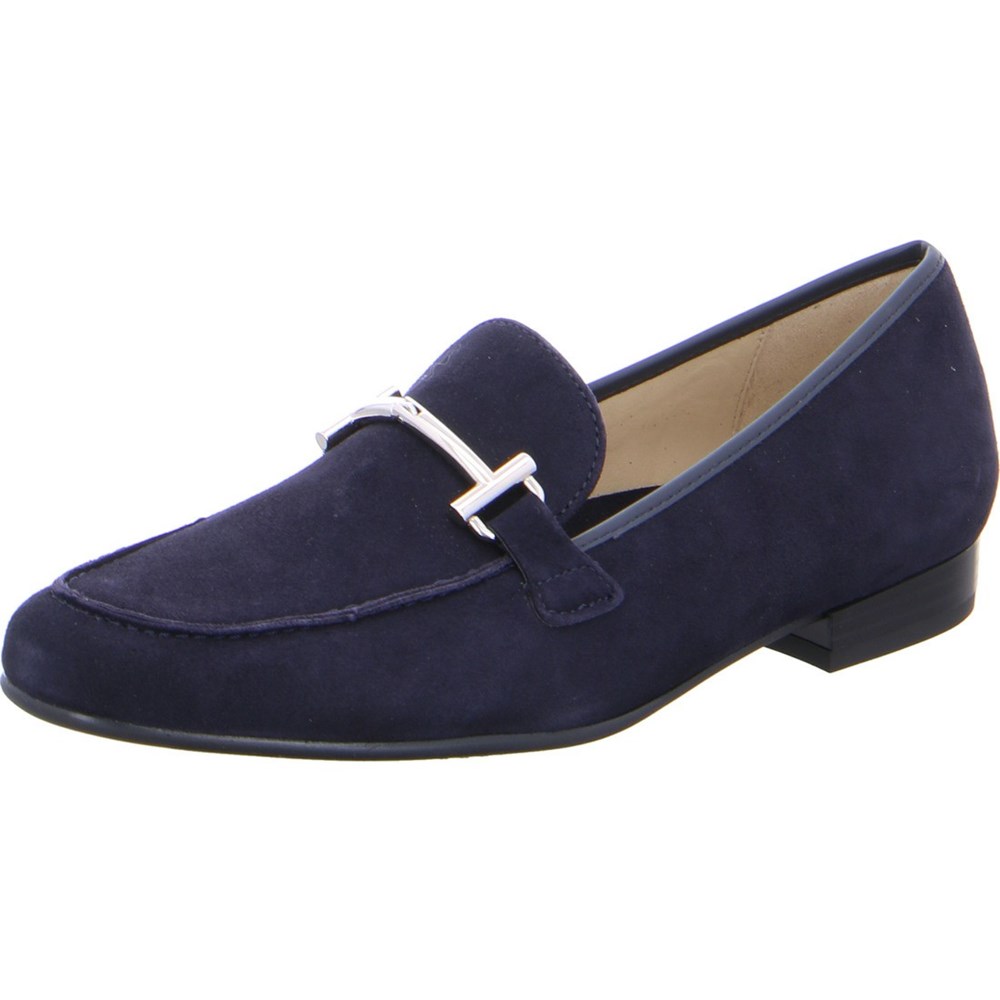 Loafers ARA slip-ons Kent Bleu Femme | AIS-86687817