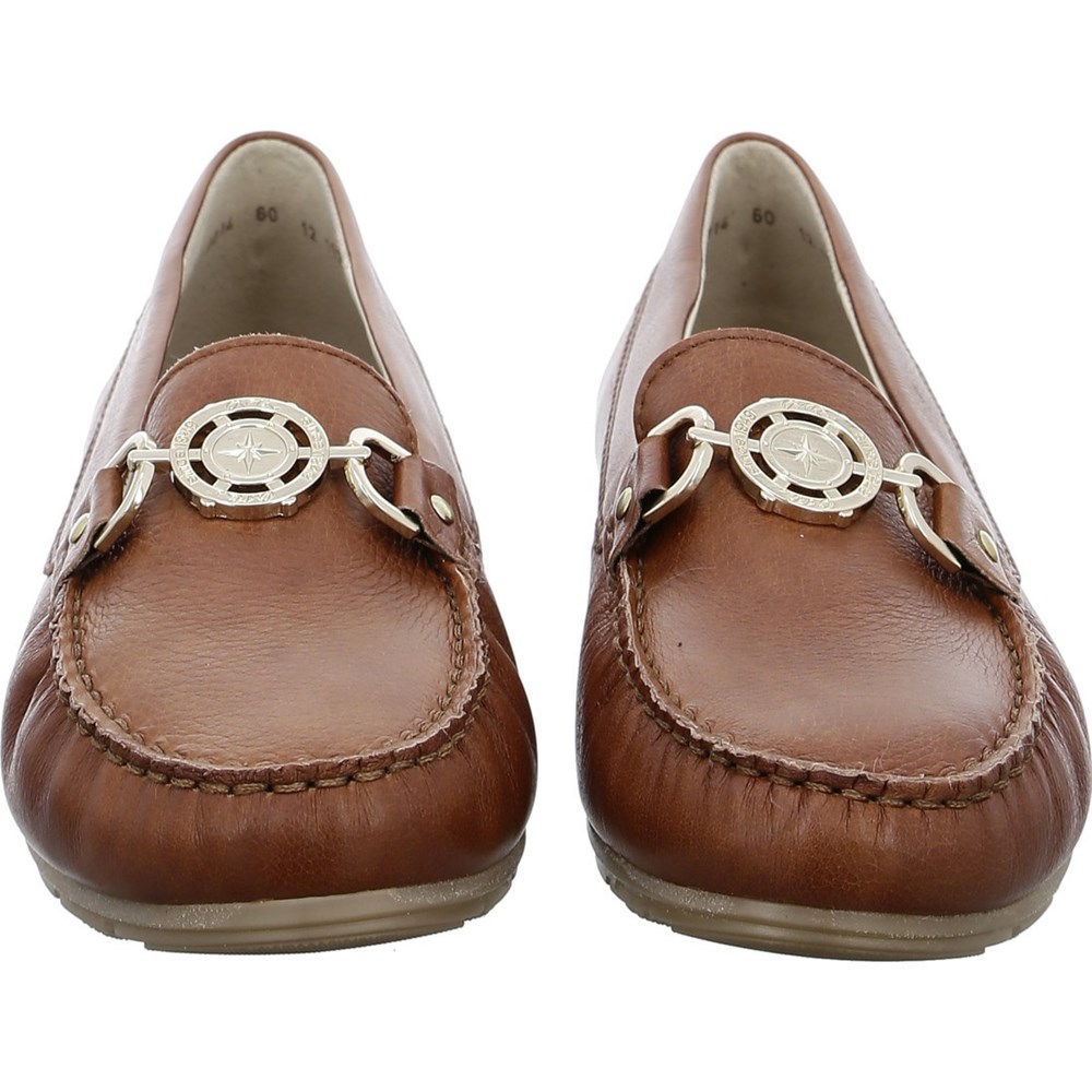 Loafers ARA Alabama cognac Marron Femme | TXA-57387156